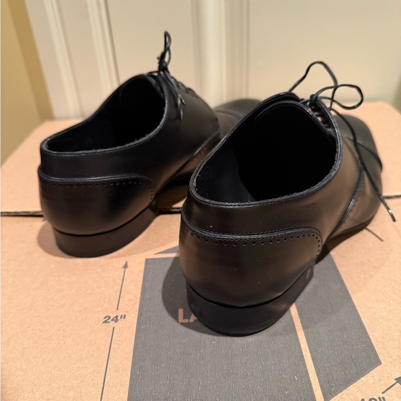 Louis Vuitton Men's Black Leather Derby Shoes - US 6.5 - Picture 5 of 9